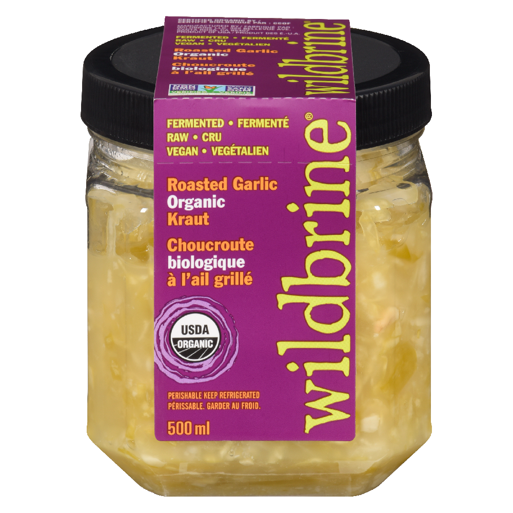 Roasted Garlic Kraut Org 500g Vita Health Fresh Market