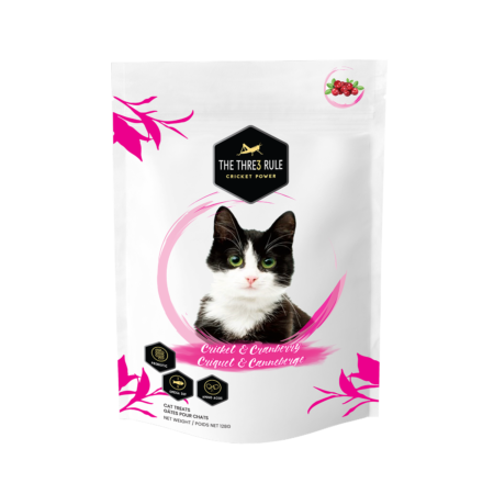 3 Rule Cricket Cat Treats Cranberry