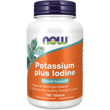 Load image into Gallery viewer, NOW POTASSIUM + IODINE 225MCG 180S