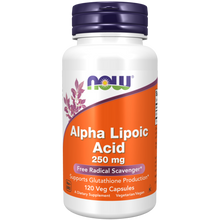 Load image into Gallery viewer, NOW ALPHA LIPOIC ACID 250MG 60'S