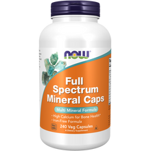 Load image into Gallery viewer, NOW MINERALS FULL SPECTRUM 120CAPS