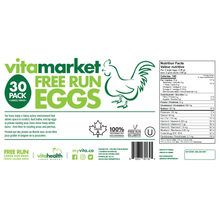 Load image into Gallery viewer, Free Run Large Eggs 30pk by Vita Market