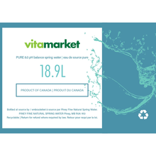 Load image into Gallery viewer, Spring Water 18.9L by Vita Market
