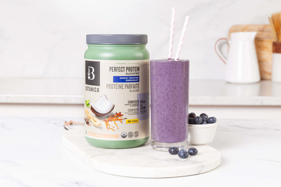 Energy Booster Blueberry Smoothie