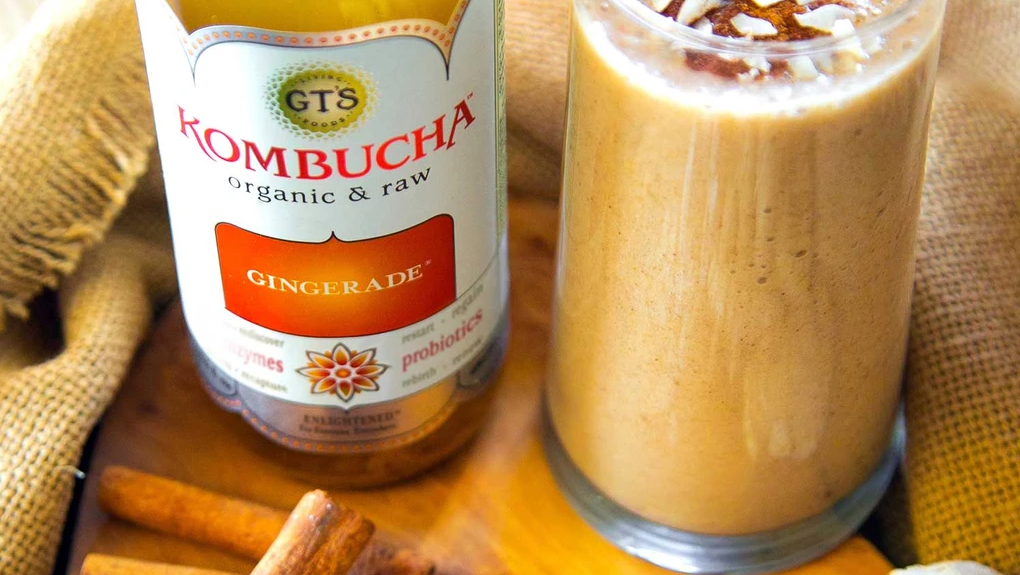 GT’s Ginger Cinnamon Breakfast Smoothie