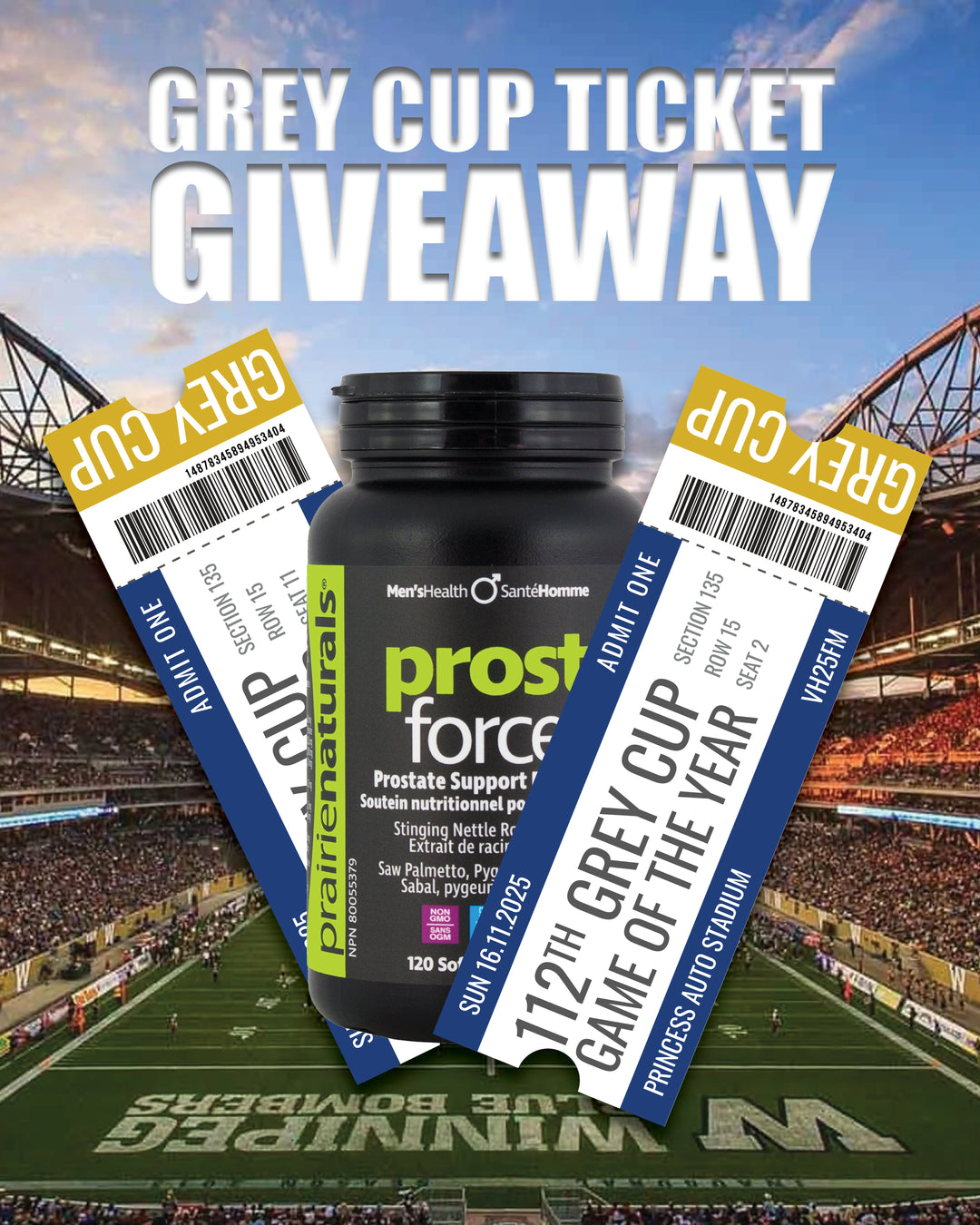 Grey Cup Ticket Giveaway!