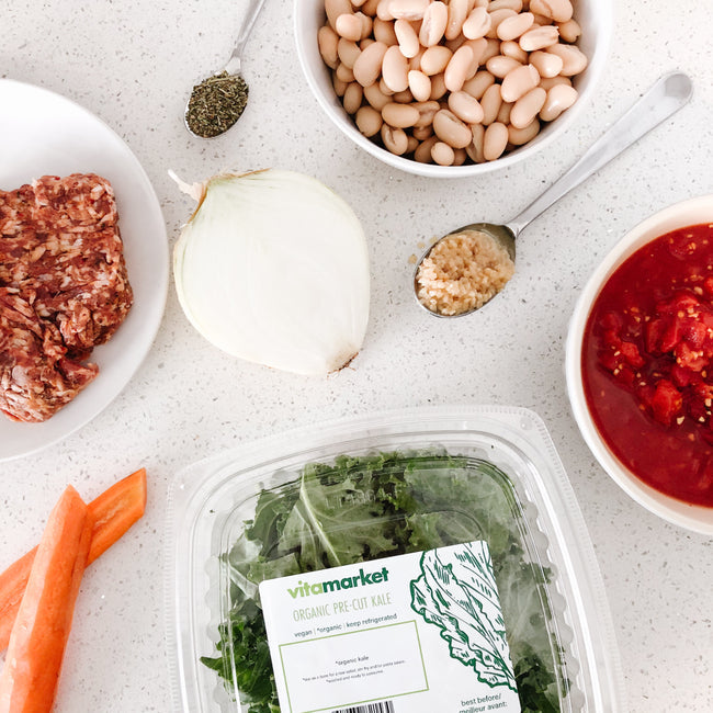 Italian Sausage and Organic Kale Soup