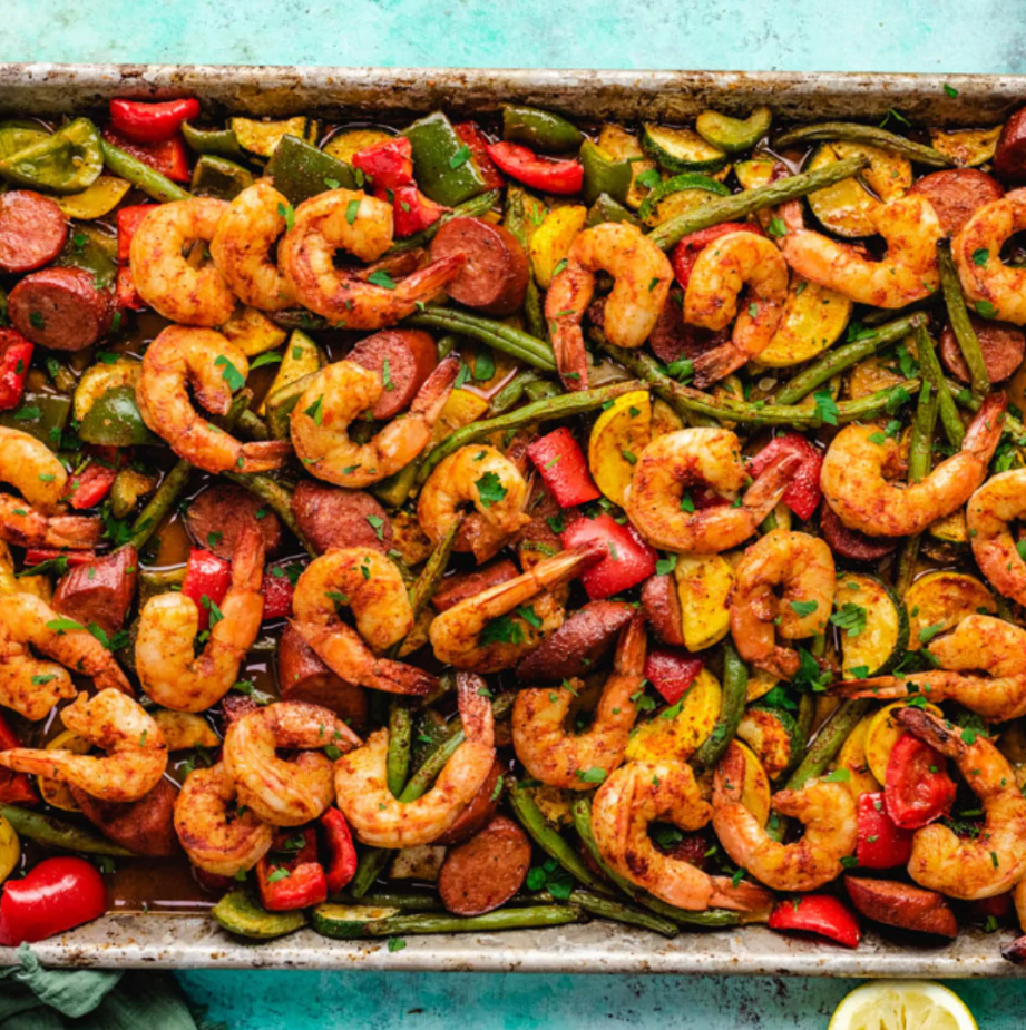 Spicy Shrimp and Sausage with Piri Piri Aioli