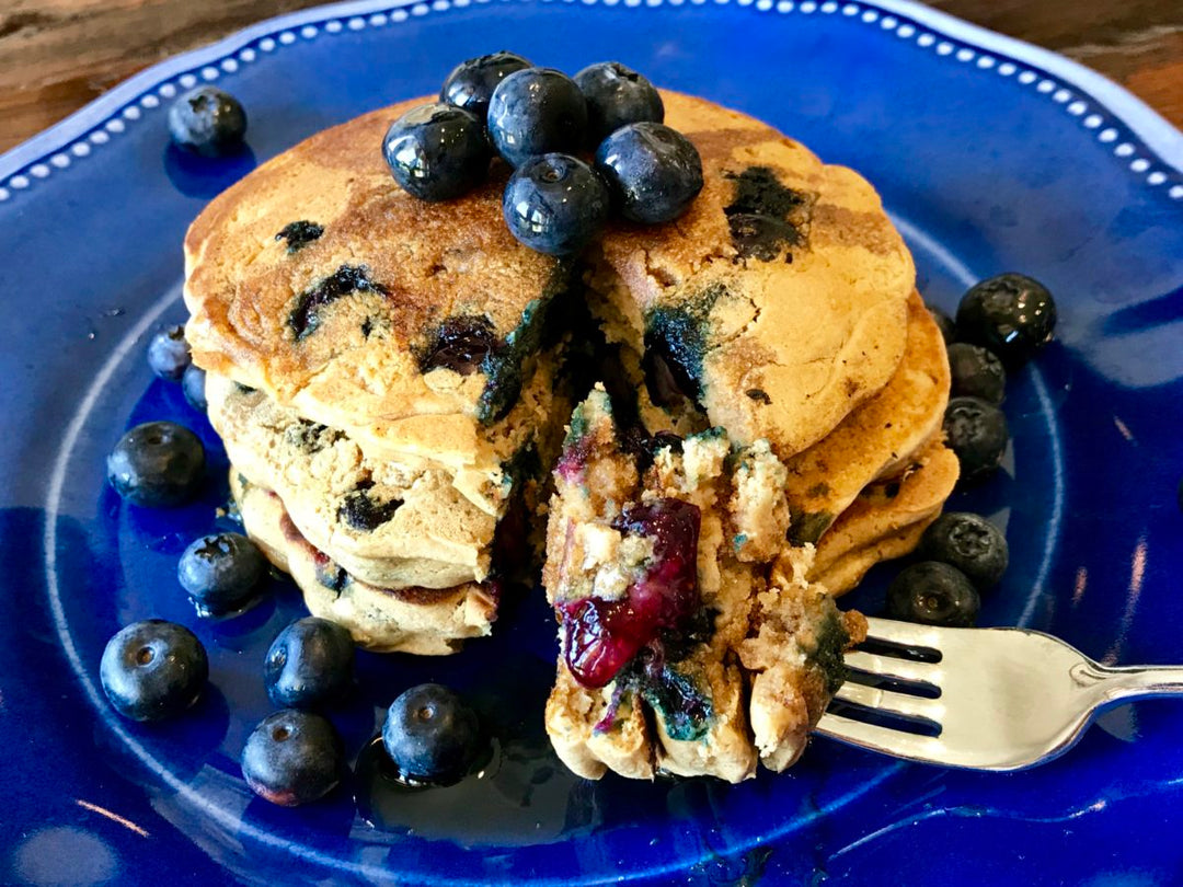 Vegan Blueberry Pancakes