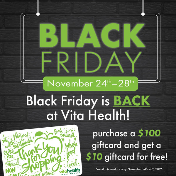 Black Friday at Vita Health!