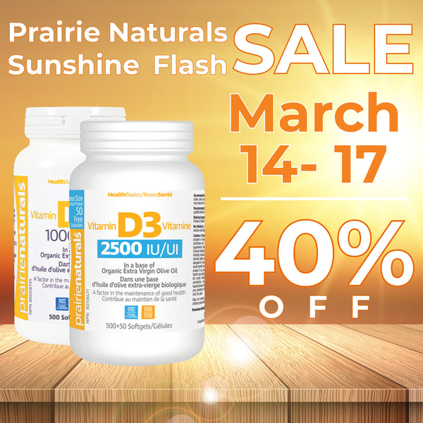 Prairie Naturals Sunshine Flash Sale