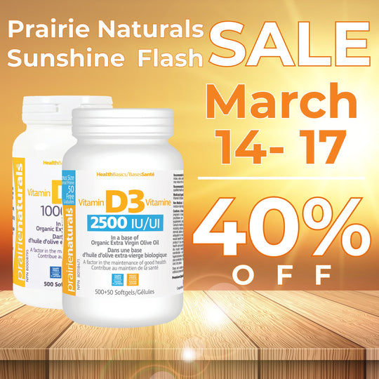 Prairie Naturals Sunshine Flash Sale