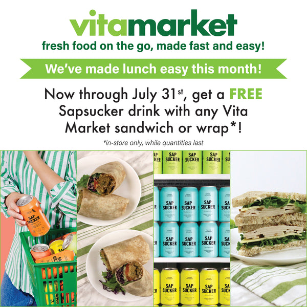 July Vita Market X Sapsucker Promo