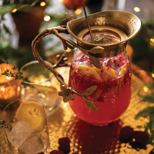 Sparkling Raspberry Thyme Lemonade
