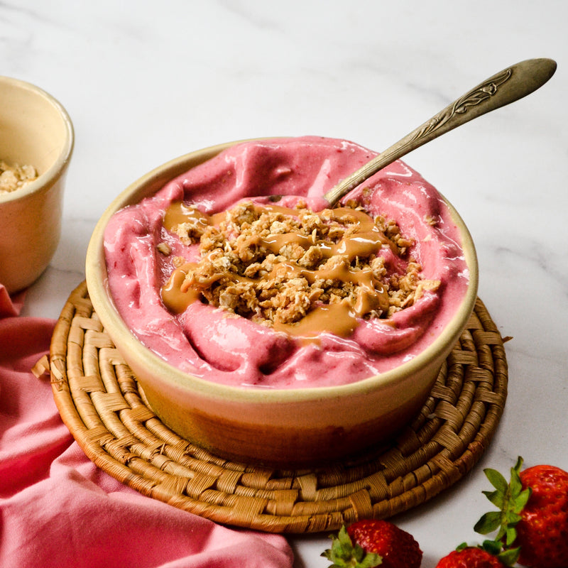 Nuts to You Strawberry Crumble Smoothie Bowl