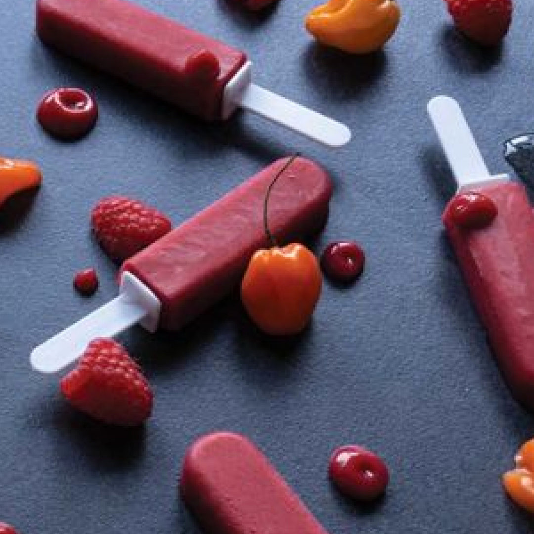 Spicy Raspberry Habanero Pops