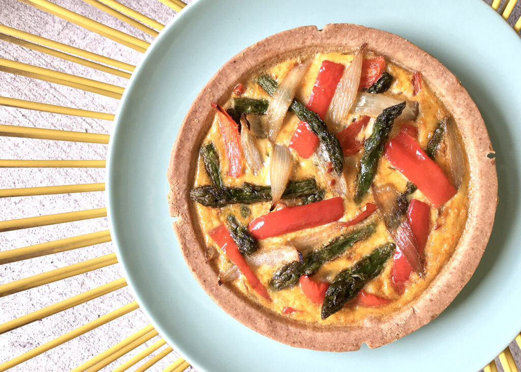 Curry Veggie Quiche