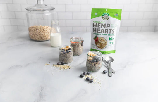 Blueberry Hemp Overnight Oats