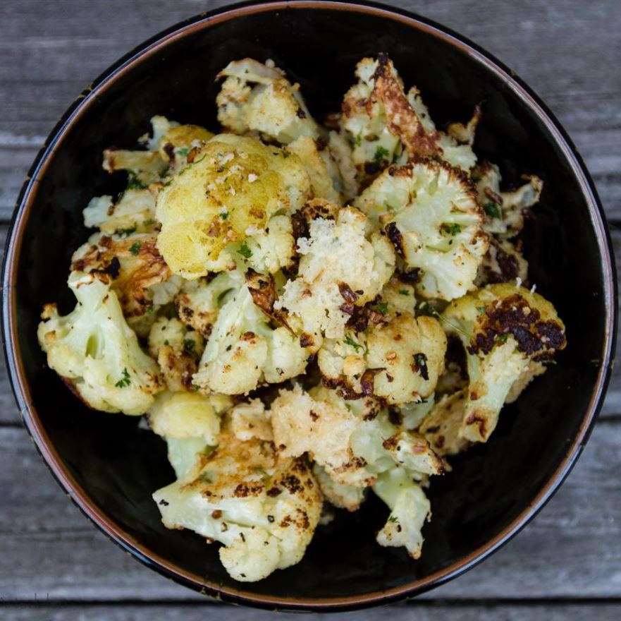Roasted Garlic Cauliflower