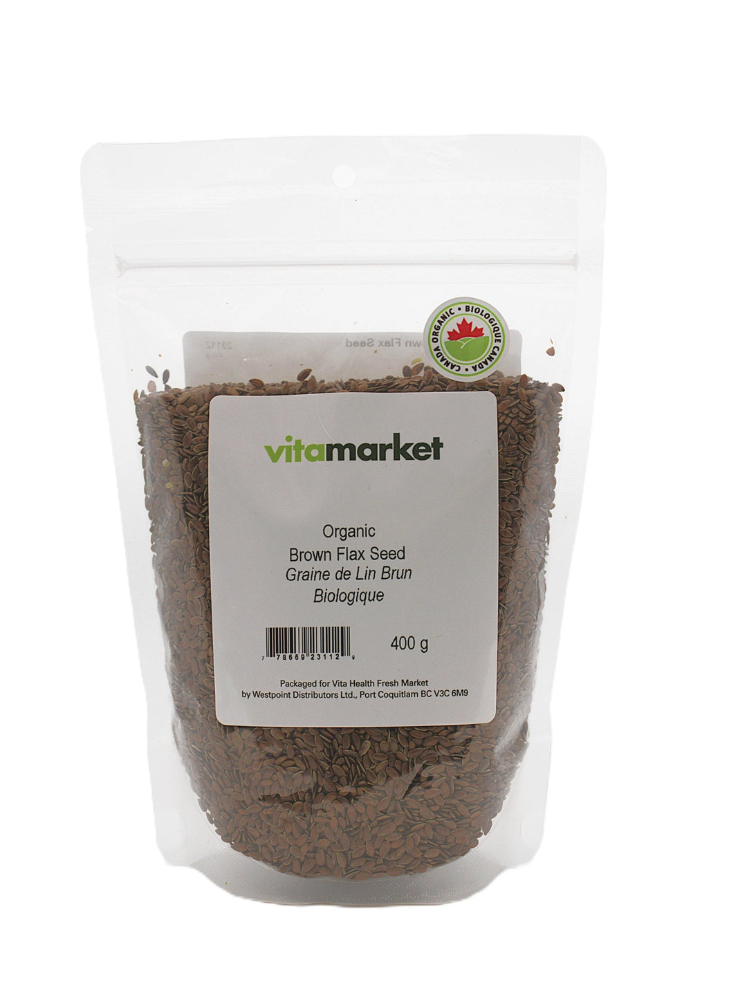 Flaxseed Whole Brown 400g by Vita Market