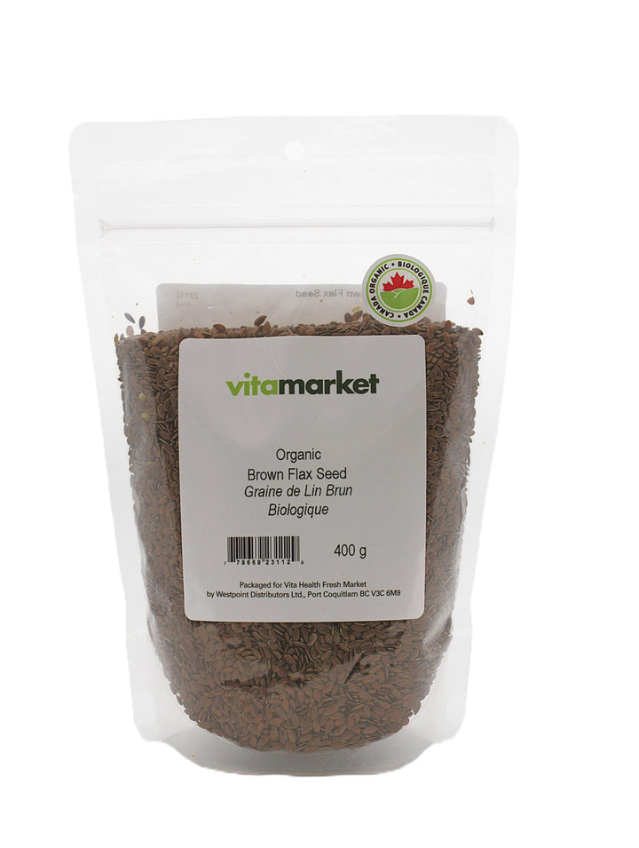 Flaxseed Whole Brown 400g by Vita Market
