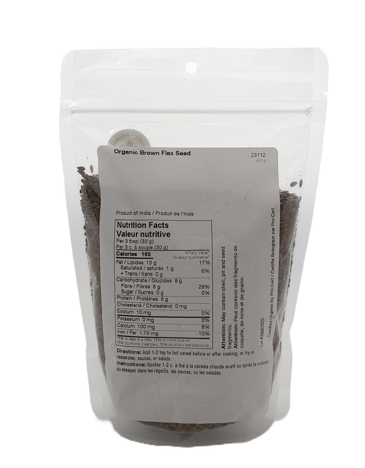 Flaxseed Whole Brown 400g by Vita Market