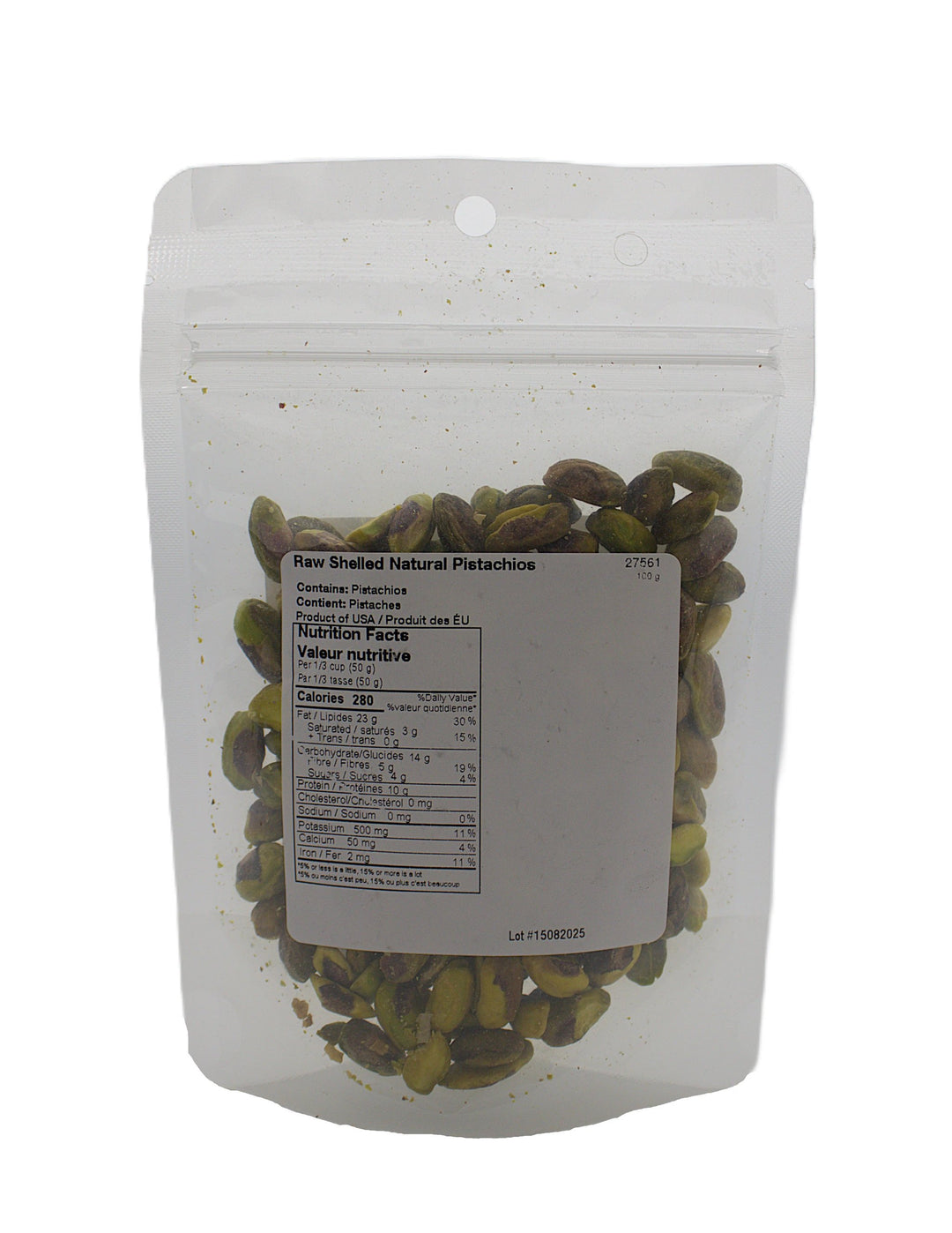 Pistachios Shelled 100gr