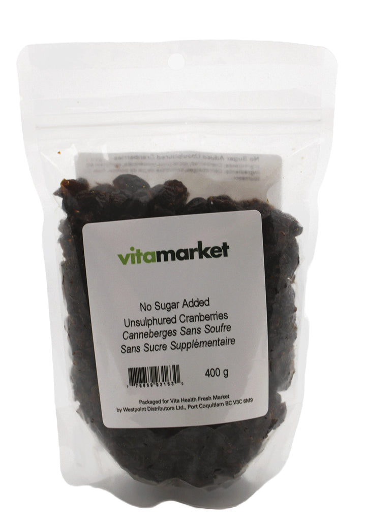 Cranberries No Sugar 400g by Vita Market