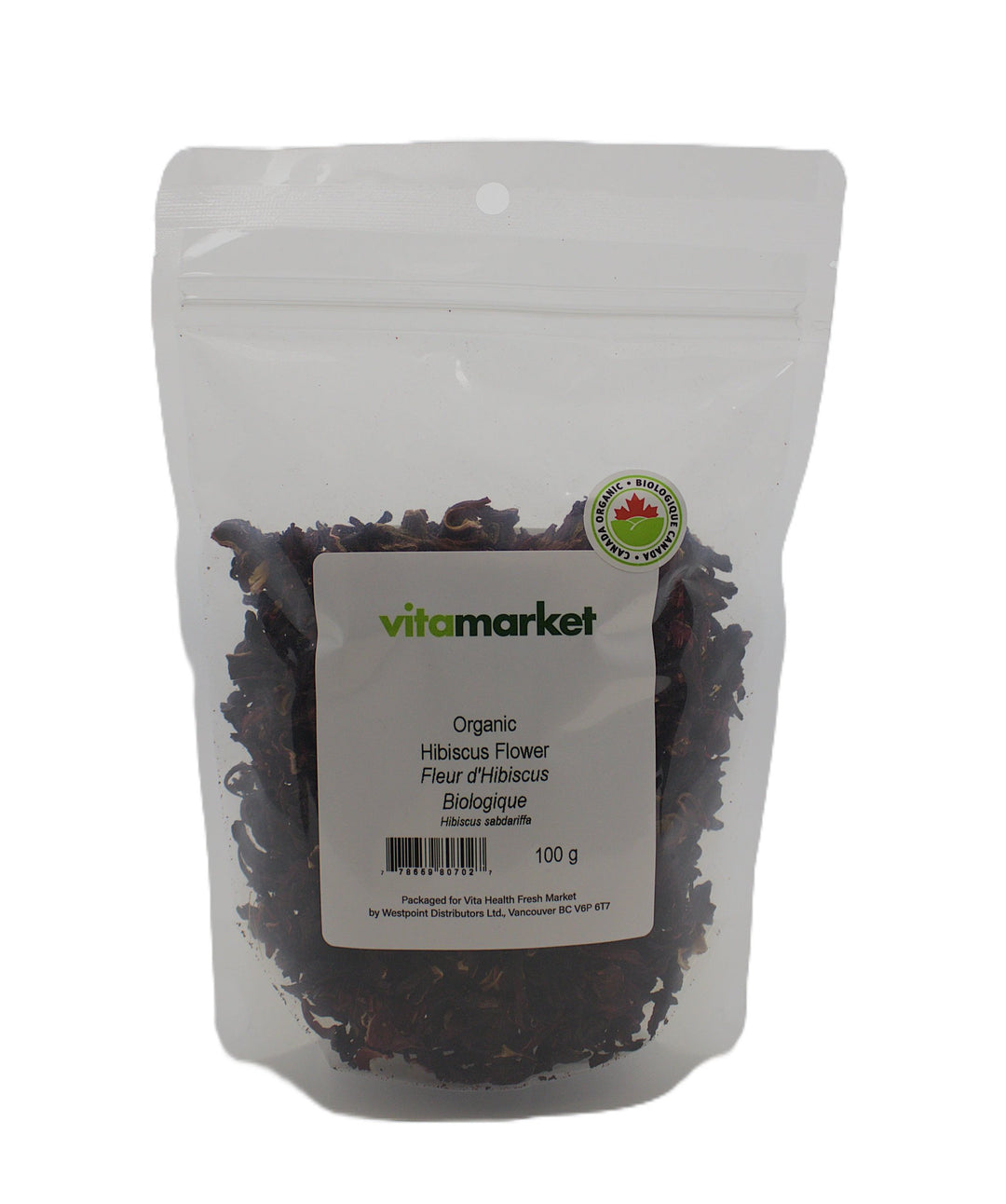 Hibiscus Flower Cut 100g