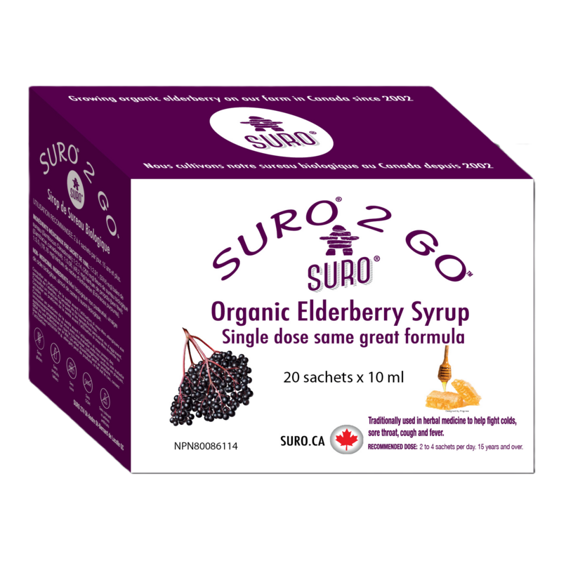 Suro 2 Go Elderberry Syrup 20x10ml