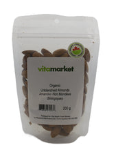 Load image into Gallery viewer, Almonds Whole Org 200g
