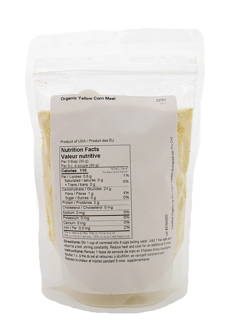 Cornmeal Organic 400g by Westpoint