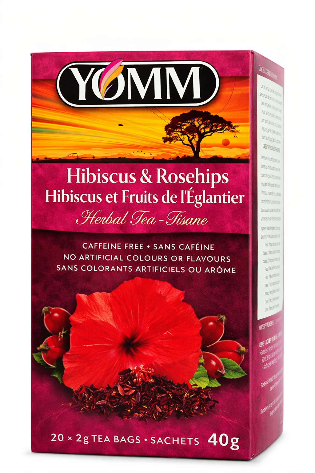 Hibiscus Rosehip Tea 20ct