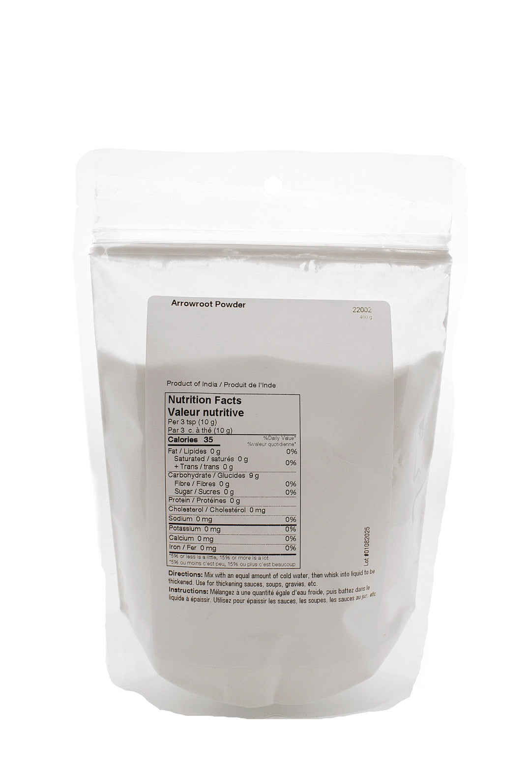 Powder Arrowroot 400g by Westpoint