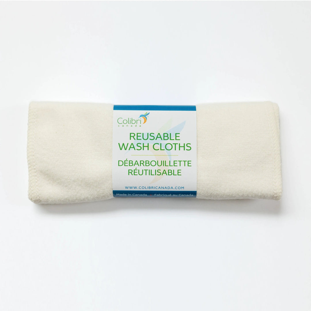 Bamboo and Fleece Washcloth 5-pack