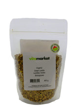 Load image into Gallery viewer, Green Lentils Organic 400g

