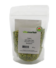 Load image into Gallery viewer, Green Split Peas 400g by Vita Market