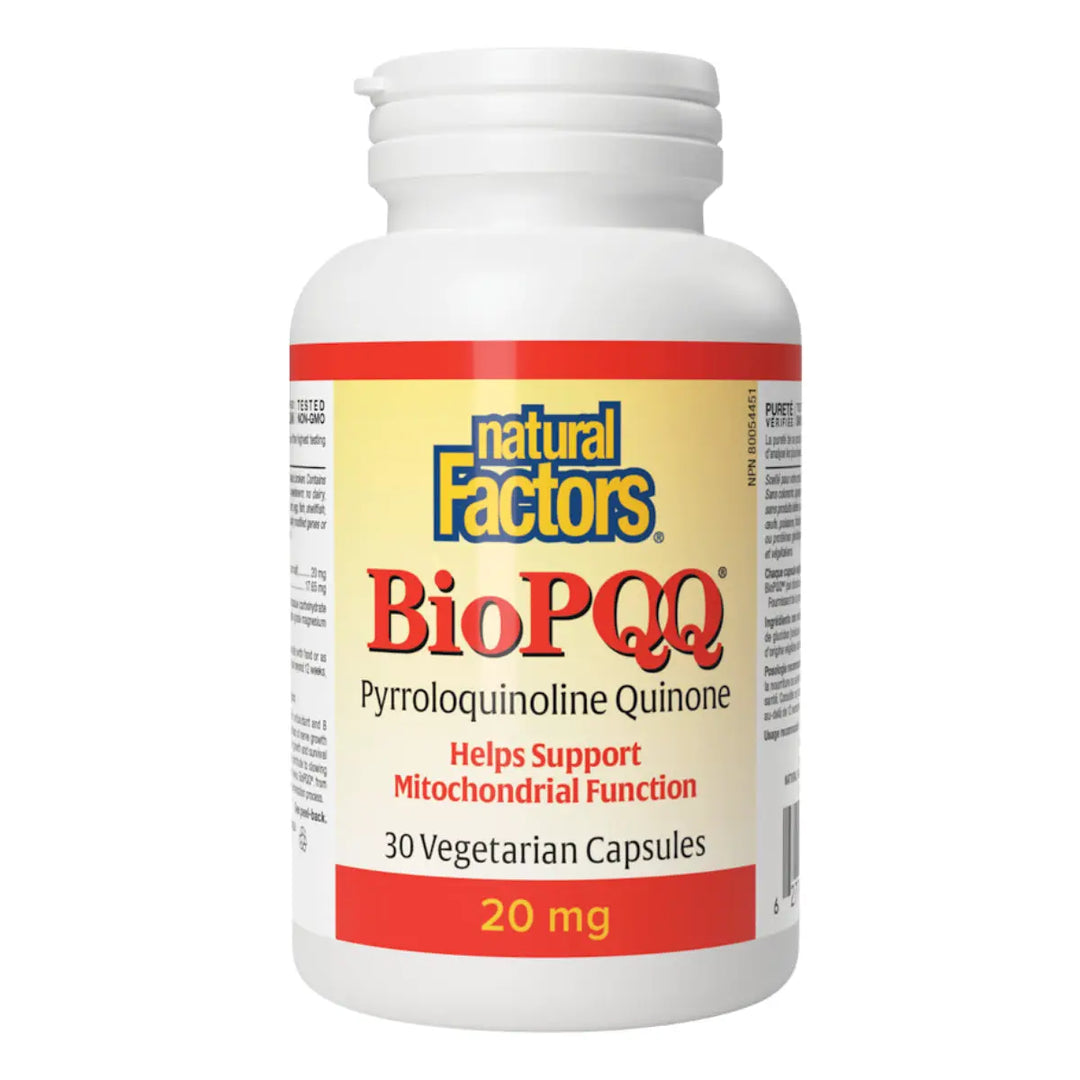 BioPQQ Pyrroloquinoline Quinone 20mg 30vcaps