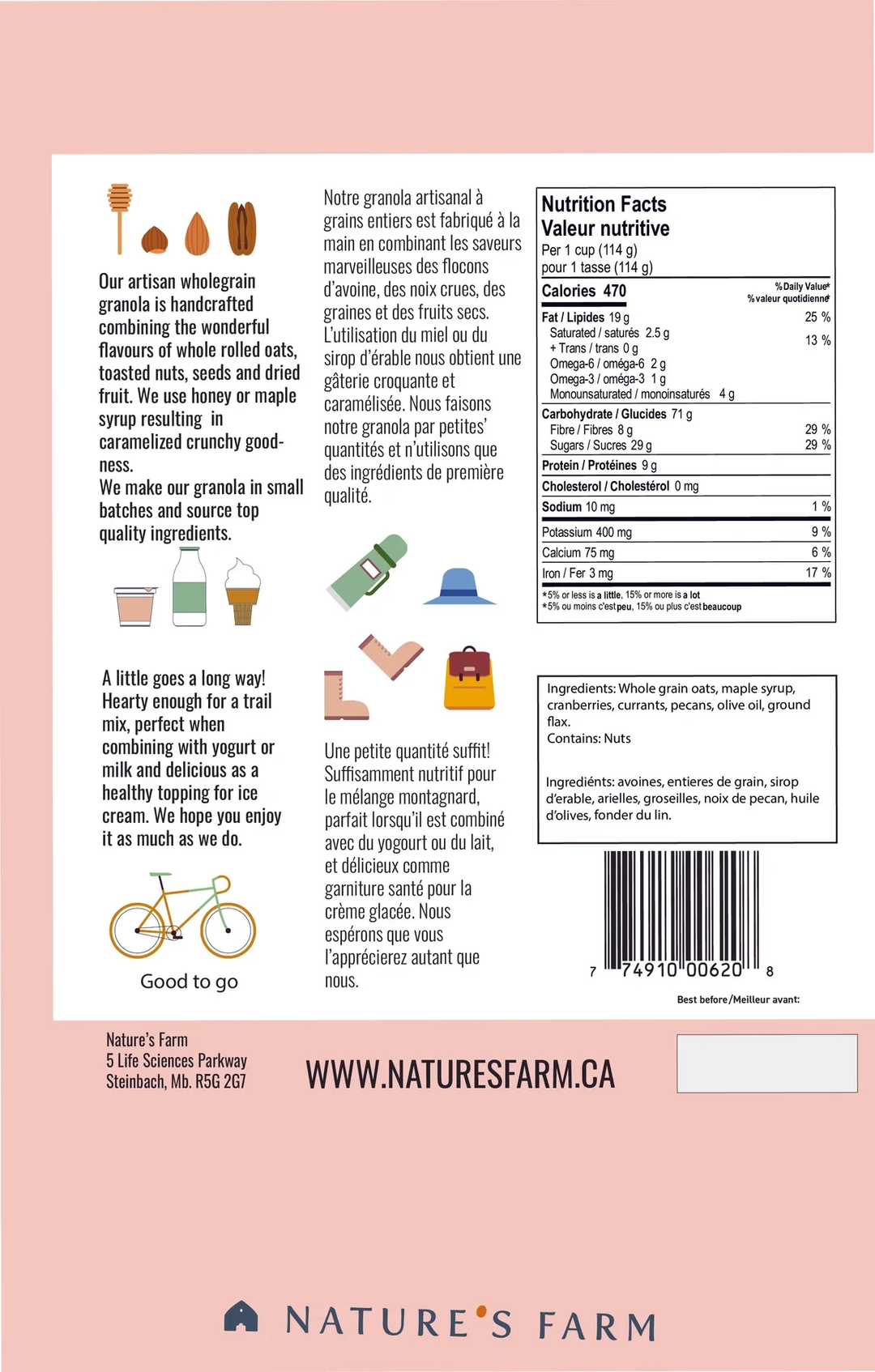 Granola Maple Pecan 300g