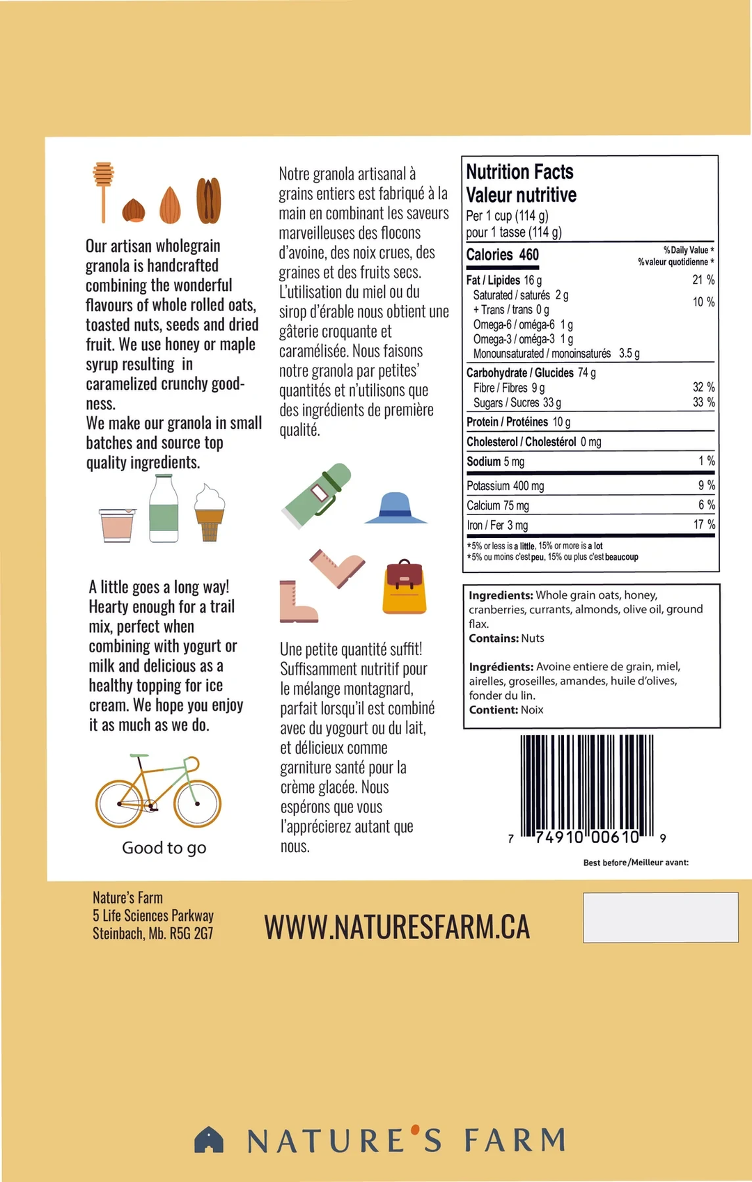Granola Honey Almond 300g