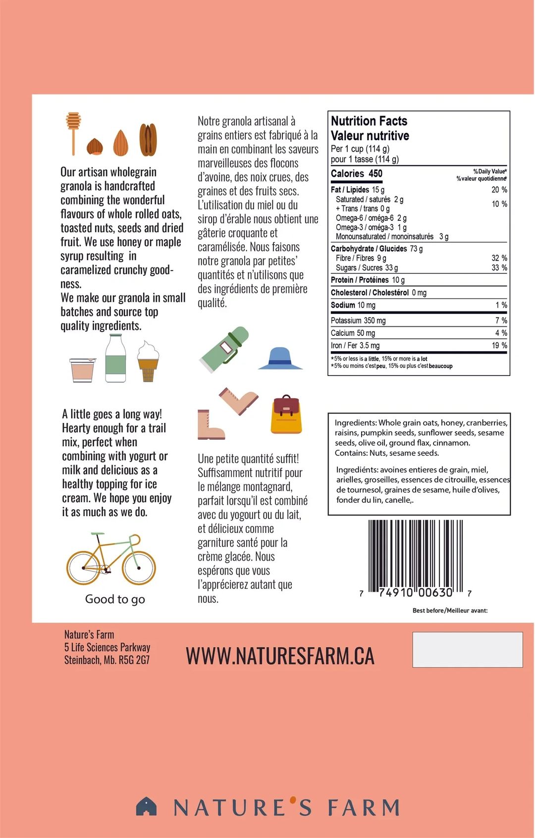 Cinnamon Granola 300g