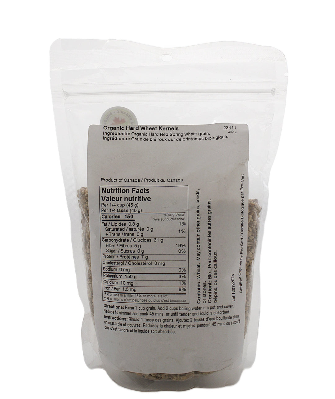 Wheat Kernels 400g by Vita Market