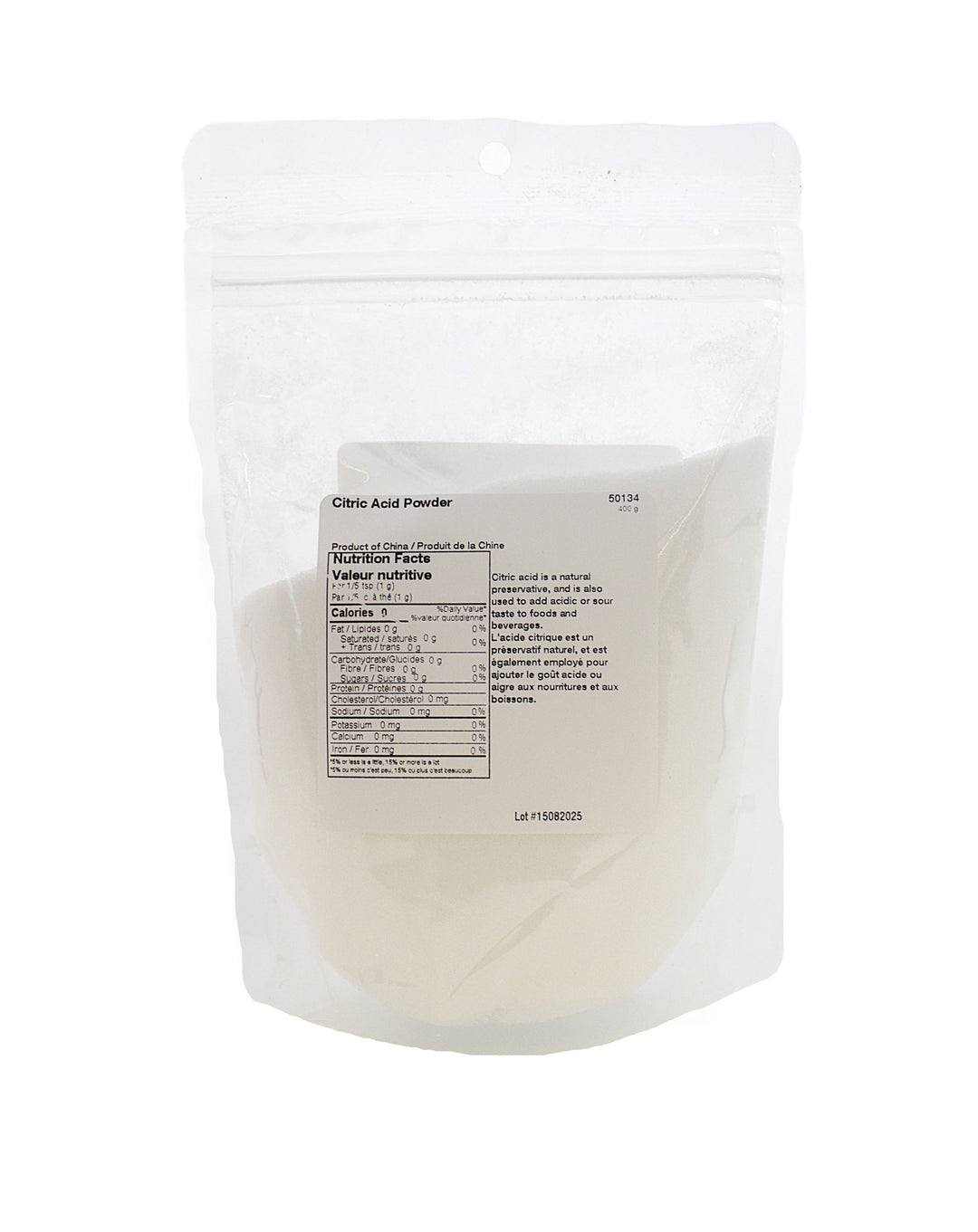Powder Citric Acid 400g by Westpoint