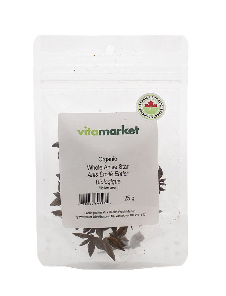 Star Anise Whole Org 25g