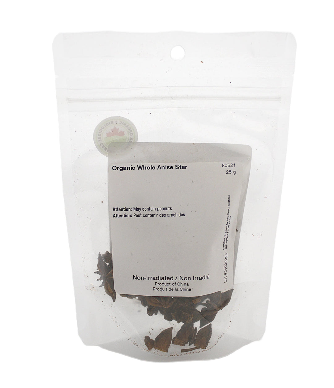 Star Anise Whole Org 25g