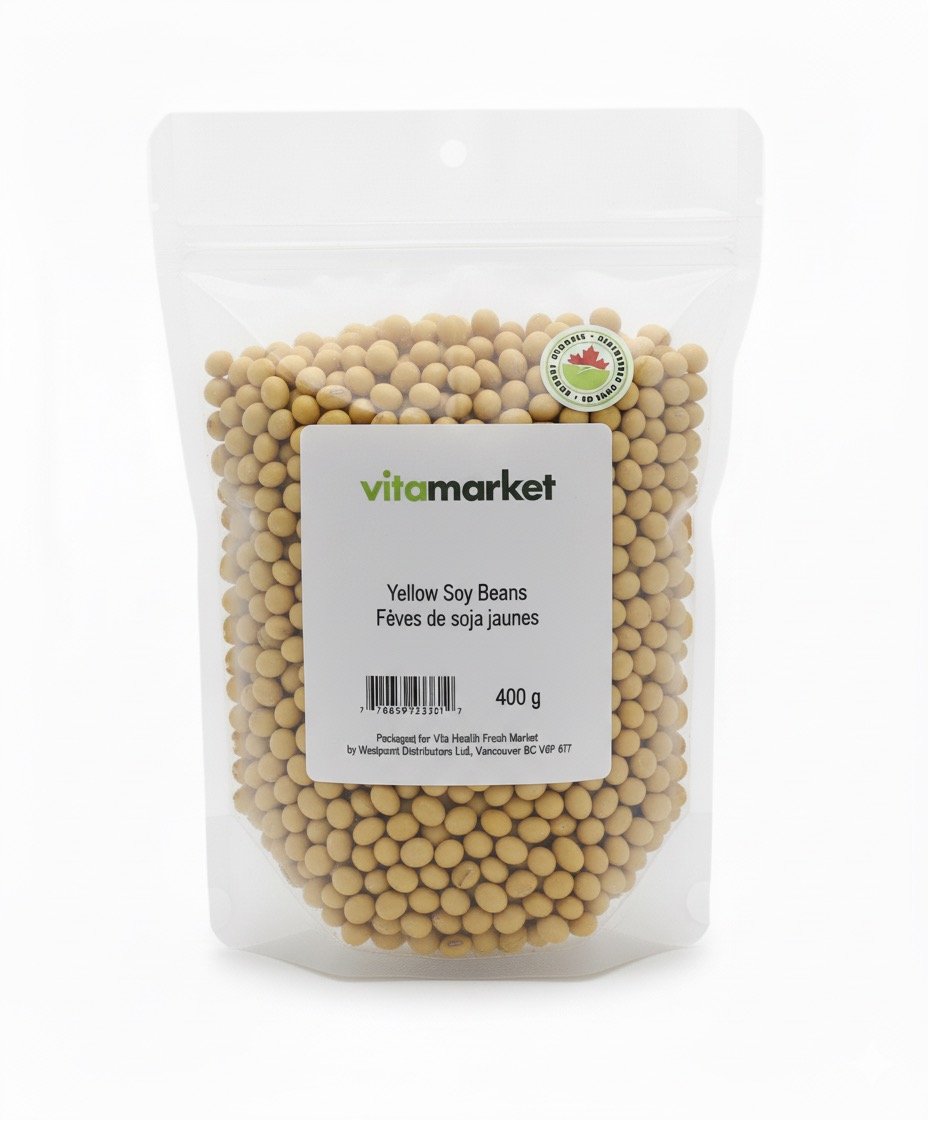 Org Yellow Soy Beans 400g by Vita Market