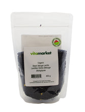 Load image into Gallery viewer, Black Beluga Lentils Organic 400g
