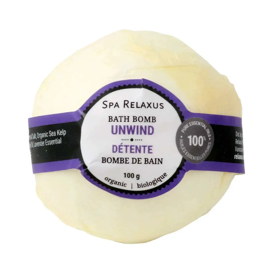 Unwind bath bomb