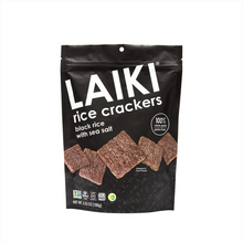 Load image into Gallery viewer, Black Rice Crackers 100g