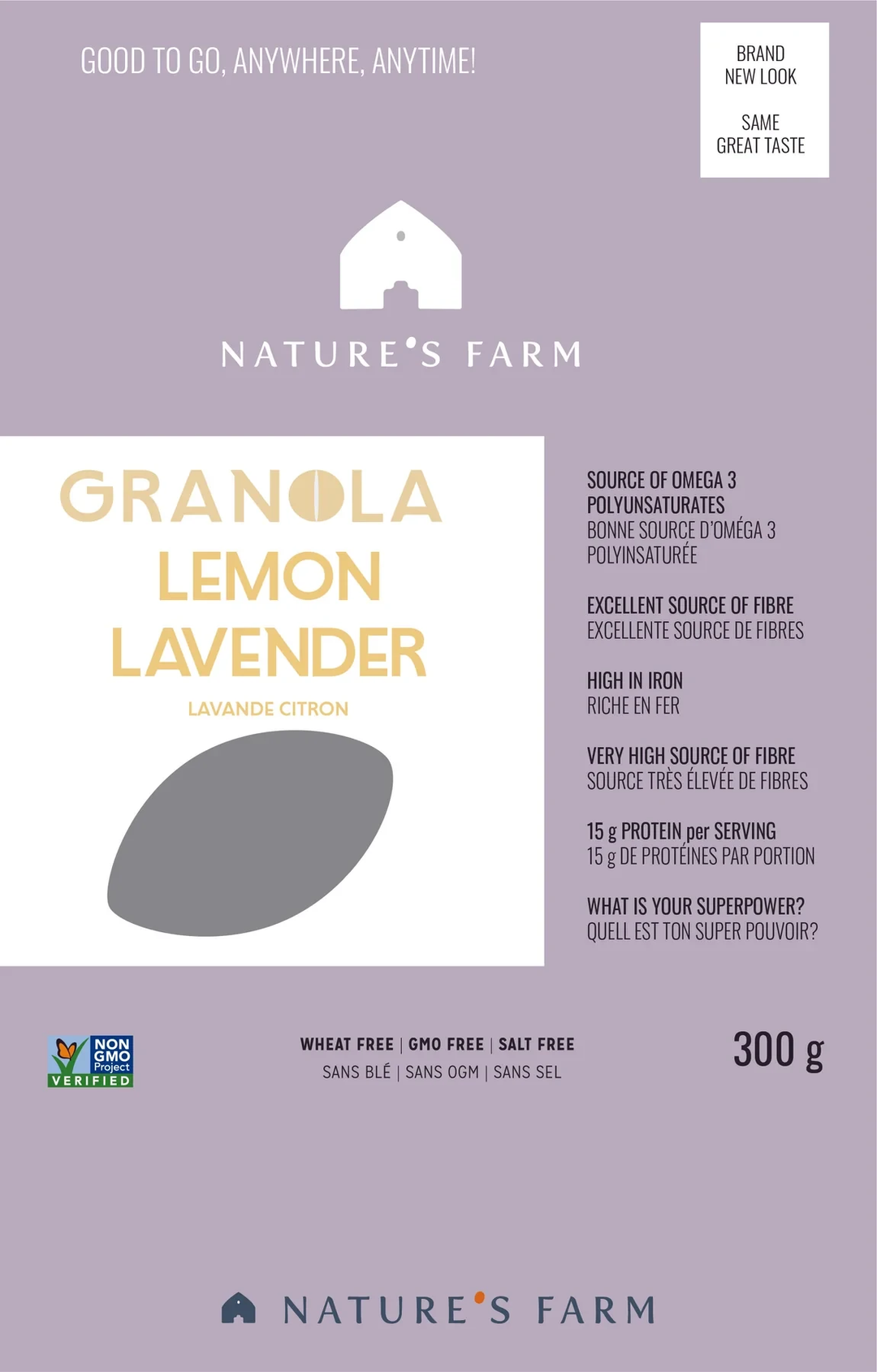 Lemon Lavender Granola 300g